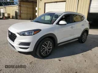 2020 Hyundai Tucson SEL with VIN KM8J3CAL5LU221852, listed as a Copart auction lot 71594645 with 93,196 mi miles and Salvage title. Bid and sale history available at DreamBid. Image 1.