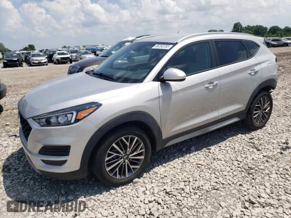 2020 Hyundai Tucson SEL with VIN KM8J33AL5LU187850, listed as a Copart auction lot 66292205 with 87,229 mi miles and Salvage title. Bid and sale history available at DreamBid. Image 1.