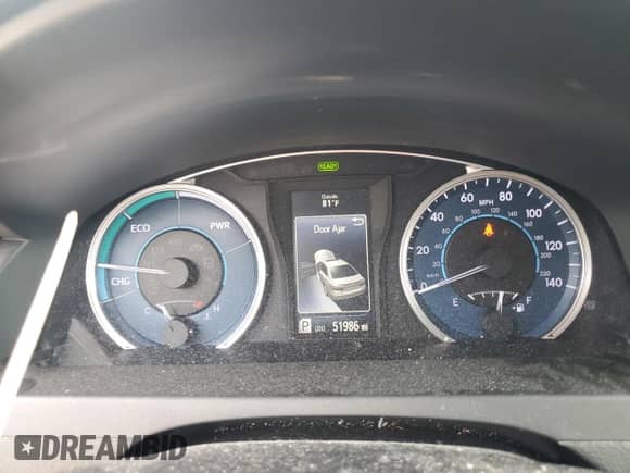 2017 Toyota Camry Hybrid LE z VIN 4T1BD1FK1HU221487, wystawiony jako Copart lot #80256005 z przebiegiem 51 986 mil mil oraz Szkoda całkowita • Salvage title. Historia ofert i sprzedaży dostępna na DreamBid. Obrazek 9.