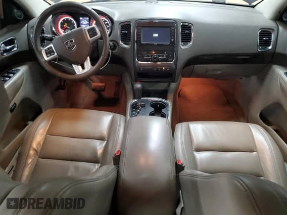 2013 Dodge Durango Crew with VIN 1C4RDJDG9DC682700, listed as a Copart auction lot 68078015 with 169,828 mi miles and Salvage title. Bid and sale history available at DreamBid. Image 8.