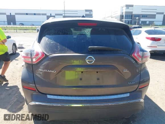 2015 Nissan Murano SV with VIN 5N1AZ2MG9FN245819, listed as a IAAI auction lot 43380320 with 210,260 mi miles and . Bid and sale history available at DreamBid. Image 16.