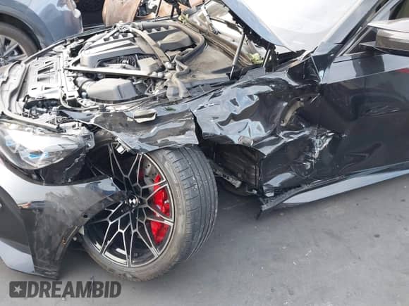 2024 BMW M3 Competition xDrive with VIN WBS43AY0XRFS26150, listed as a IAAI auction lot 41396512 with 12,984 mi miles and . Bid and sale history available at DreamBid. Image 6.