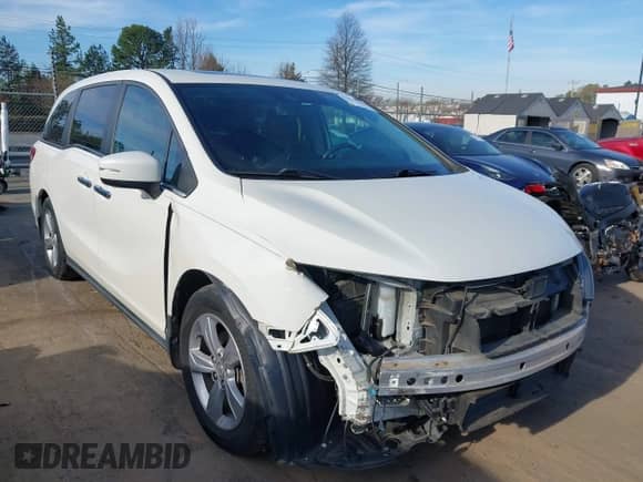 2019 Honda Odyssey EX-L с VIN 5FNRL6H76KB090410, выставлен на аукционе IAAI как лот 41829829 с пробегом 88 023 миль миль и . История ставок и продаж доступна на DreamBid. Изображение 1.