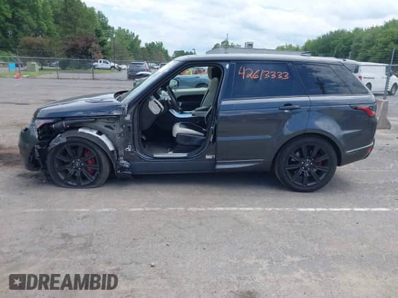 2022 Land Rover Range Rover Sport HST with VIN SALWS2RUXNA205731, listed as a IAAI auction lot 42613333 with 32,845 mi miles and . Bid and sale history available at DreamBid. Image 14.