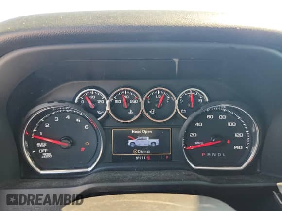 2022 Chevrolet Silverado 1500 Work Truck with VIN 3GCNWAEK0NG218141, listed as a Copart auction lot 62639165 with 81,971 mi miles and Salvage title. Bid and sale history available at DreamBid. Image 9.