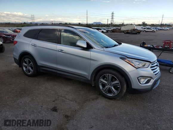 2015 Hyundai Santa Fe GLS with VIN KM8SR4HF8FU105574, listed as a Copart auction lot 84253255 with 157,531 mi miles and Salvage title. Bid and sale history available at DreamBid. Image 4.