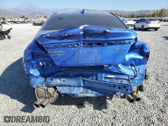 2024 Subaru WRX Premium with VIN JF1VBAH63R8802044, listed as a Copart auction lot 78699664 with 8,032 mi miles and Salvage title. Bid and sale history available at DreamBid. Image 6.