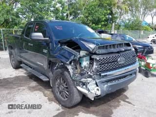 2018 Toyota Tundra SR with VIN 5TFRY5F16JX236223, listed as a IAAI auction lot 43324668 with 60,663 mi miles and . Bid and sale history available at DreamBid. Image 1.