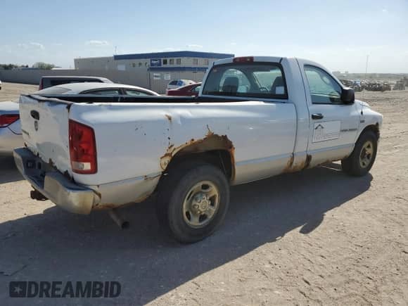 2006 Dodge 2500 SLT with VIN 3D7KR26D96G216119, listed as a Copart auction lot 56126415 with Not provided miles and Salvage title. Bid and sale history available at DreamBid. Image 3.