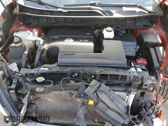 2021 Nissan Murano Platinum with VIN 5N1AZ2DJXMC114631, listed as a Copart auction lot 42733015 with 63,953 mi miles and Salvage title. Bid and sale history available at DreamBid. Image 12.