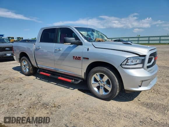 2017 Ram 1500 Big Horn with VIN 1C6RR7LM3HS879201, listed as a Copart auction lot 63436405 with Not provided miles and Non repairable. Bid and sale history available at DreamBid. Image 4.