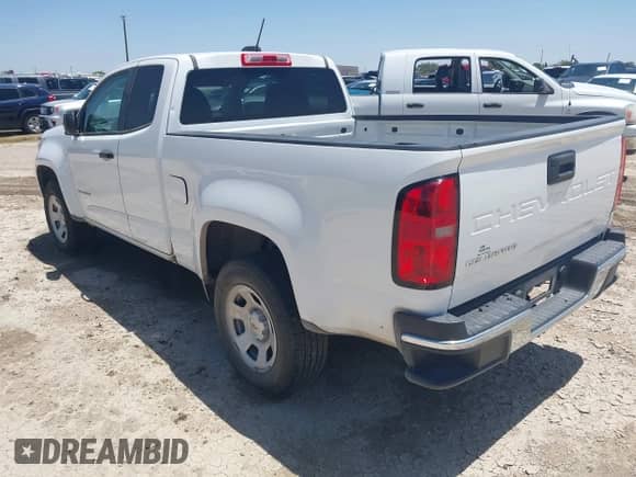 2021 Chevrolet Colorado 2WD Work Truck with VIN 1GCHSBEA2M1184934, listed as a IAAI auction lot 42776763 with 70,594 mi miles and . Bid and sale history available at DreamBid. Image 3.