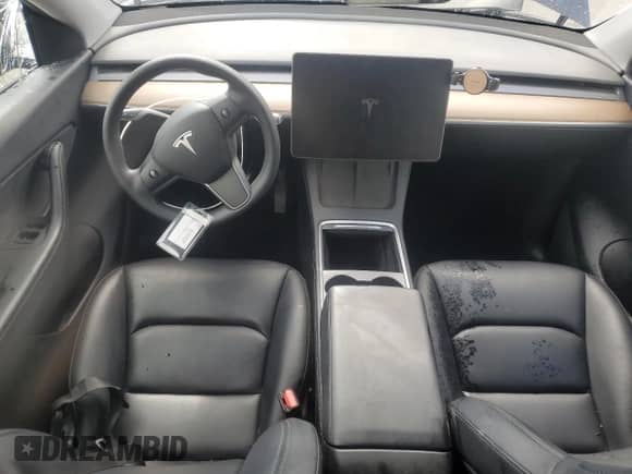 2021 Tesla Model Y Long Range с VIN 5YJYGAEE4MF208382, выставлен на аукционе Copart как лот 81455805 с пробегом 49 209 миль миль и Списание • Salvage title. История ставок и продаж доступна на DreamBid. Изображение 8.