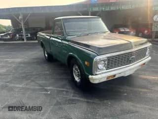 1971 Chevrolet Silverado 1500 z VIN CE241A642989, wystawiony jako Copart lot #69961275 z przebiegiem 84 940 mil mil oraz Czysty tytuł • Clean title. Historia ofert i sprzedaży dostępna na DreamBid. Obrazek 1.