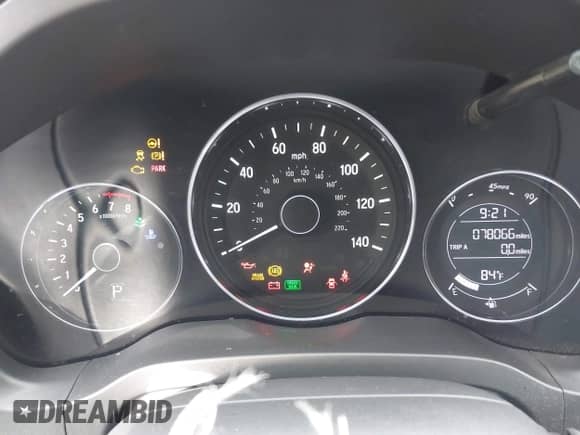 2022 Honda HR-V LX with VIN 3CZRU5H39NM717776, listed as a IAAI auction lot 42756853 with 78,066 mi miles and . Bid and sale history available at DreamBid. Image 7.