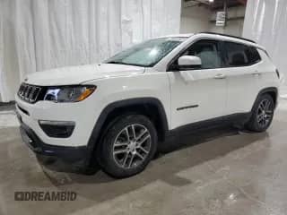 2019 Jeep Compass Latitude z VIN 3C4NJCBB7KT637055, wystawiony jako Copart lot #80732815 z przebiegiem 94 085 mil mil oraz Czysty tytuł • Clean title. Historia ofert i sprzedaży dostępna na DreamBid. Obrazek 1.
