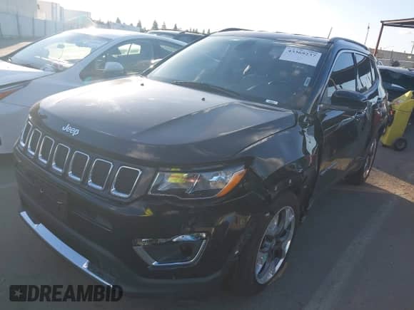 2020 Jeep Compass Limited z VIN 3C4NJCCB7LT191862, wystawiony jako IAAI lot #43369237 z przebiegiem 114 617 mil mil oraz . Historia ofert i sprzedaży dostępna na DreamBid. Obrazek 2.