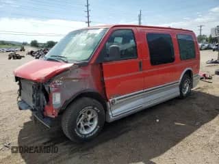 2000 Chevrolet Express Cargo YF7 z VIN 1GBFG15R6Y1185264, wystawiony jako Copart lot #61132965 z przebiegiem 147 777 mil mil oraz Szkoda całkowita • Salvage title. Historia ofert i sprzedaży dostępna na DreamBid. Obrazek 1.