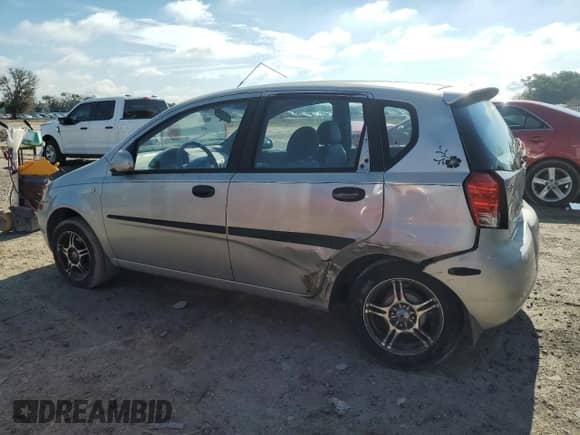 2005 Chevrolet Aveo LS с VIN KL1TD62655B423505, выставлен на аукционе Copart как лот 54493615 с пробегом 121 251 миль миль и На запчасти • Non repairable. История ставок и продаж доступна на DreamBid. Изображение 2.
