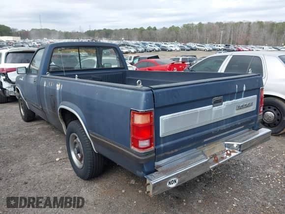 1988 Dodge Dakota with VIN 1B7GN14X7JS782283, listed as a IAAI auction lot 41717137 with 104,582 mi miles and . Bid and sale history available at DreamBid. Image 3.