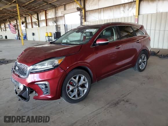 2019 Kia Sorento SX с VIN 5XYPK4A58KG456741, выставлен на аукционе Copart как лот 71924135 с пробегом 120 186 миль миль и Списание • Salvage title. История ставок и продаж доступна на DreamBid. Изображение 1.