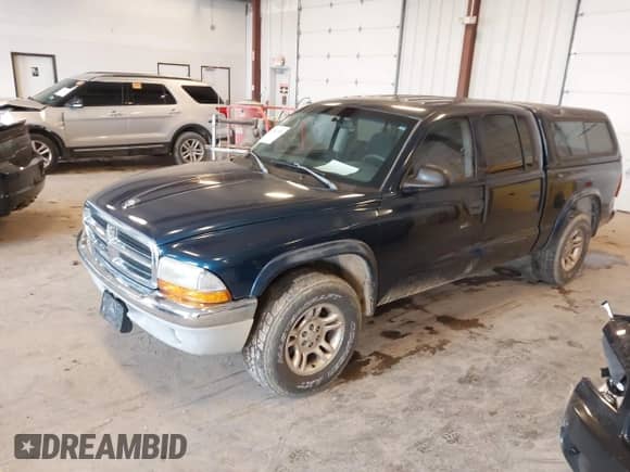 2003 Dodge Dakota SLT with VIN 1D7HL48N63S177233, listed as a IAAI auction lot 42167711 with 163,511 mi miles and . Bid and sale history available at DreamBid. Image 2.