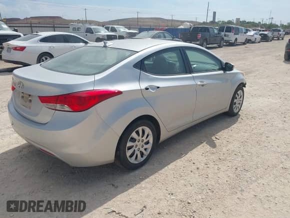2013 Hyundai Elantra GLS with VIN 5NPDH4AE7DH173289, listed as a IAAI auction lot 43232252 with 309,660 mi miles and . Bid and sale history available at DreamBid. Image 4.