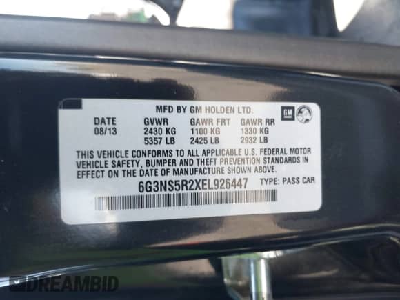 2014 Chevrolet Caprice с VIN 6G3NS5R2XEL926447, выставлен на аукционе IAAI как лот 42997445 с пробегом Не указан миль и . История ставок и продаж доступна на DreamBid. Изображение 9.