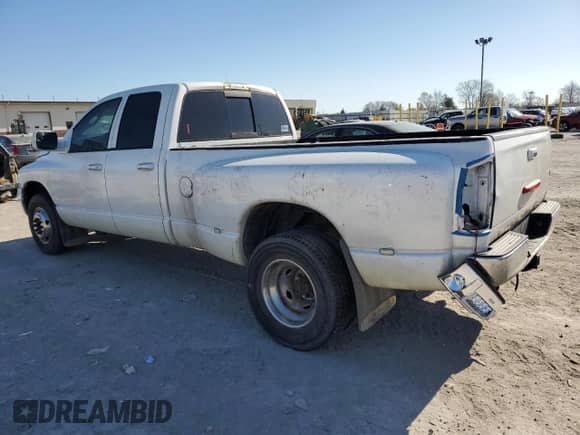 2005 Dodge 3500 SLT with VIN 3D7MR48C35G743497, listed as a Copart auction lot 53451885 with 346,867 mi miles and Salvage title. Bid and sale history available at DreamBid. Image 2.