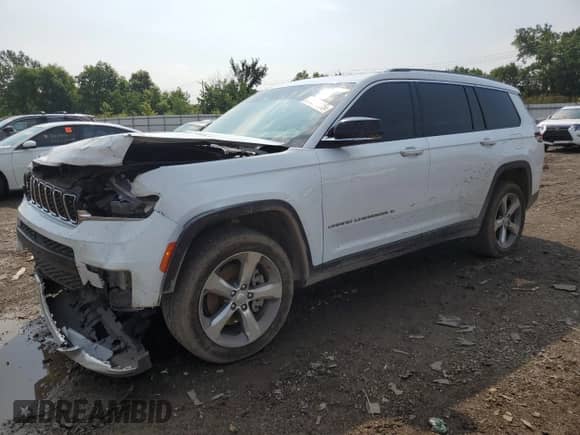 2022 Jeep Grand Cherokee Limited with VIN 1C4RJKBG9N8504369, listed as a Copart auction lot 69012605 with 38,763 mi miles and Salvage title. Bid and sale history available at DreamBid. Image 1.