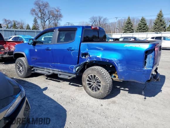 2020 Chevrolet Colorado 4WD ZR2 с VIN 1GCGTEEN6L1133626, выставлен на аукционе Copart как лот 50970555 с пробегом 67 034 миль миль и Списание • Salvage title. История ставок и продаж доступна на DreamBid. Изображение 2.