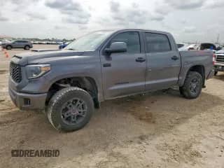 2020 Toyota Tundra SR5 with VIN 5TFDY5F1XLX899615, listed as a Copart auction lot 67290445 with 134,715 mi miles and Salvage title. Bid and sale history available at DreamBid. Image 1.