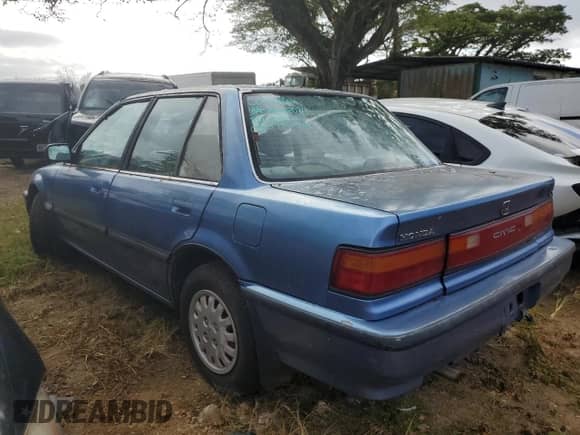 1991 Honda Civic z VIN JHMED3655MS022552, wystawiony jako Copart lot #84688084 z przebiegiem 64 036 mil mil oraz Nie do naprawy • Non repairable. Historia ofert i sprzedaży dostępna na DreamBid. Obrazek 2.