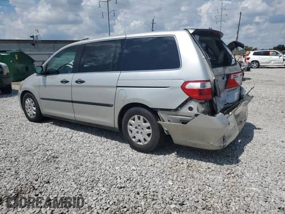 2005 Honda Odyssey LX with VIN 5FNRL38215B119299, listed as a Copart auction lot 68343995 with 140,319 mi miles and Salvage title. Bid and sale history available at DreamBid. Image 2.