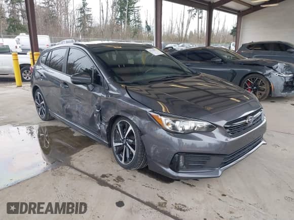 2022 Subaru Impreza Special Sports with VIN 4S3GTAM68N3717598, listed as a IAAI auction lot 41778477 with 36,555 mi miles and . Bid and sale history available at DreamBid. Image 1.