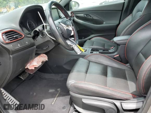 2020 Hyundai Elantra N Line z VIN KMHH55LC5LU135670, wystawiony jako Copart lot #58755055 z przebiegiem 42 597 mil mil oraz Szkoda całkowita • Salvage title. Historia ofert i sprzedaży dostępna na DreamBid. Obrazek 7.