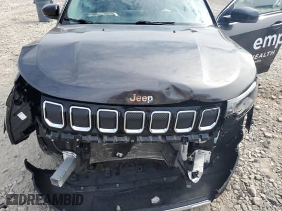 2022 Jeep Compass Limited with VIN 3C4NJDCBXNT224684, listed as a Copart auction lot 80630005 with 51,527 mi miles and Non repairable. Bid and sale history available at DreamBid. Image 11.