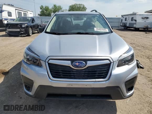 2021 Subaru Forester with VIN JF2SKADC3MH533983, listed as a Copart auction lot 59402695 with 102,738 mi miles and Salvage title. Bid and sale history available at DreamBid. Image 5.