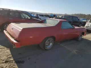 1974 Chevrolet El Camino с VIN 1C80H3K536117, выставлен на аукционе Copart как лот 74525784 с пробегом Не указан миль и На запчасти • Non repairable. История ставок и продаж доступна на DreamBid. Изображение 3.
