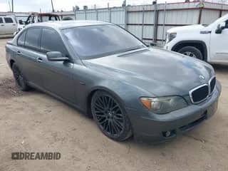 2007 BMW 7 Series 750i with VIN WBAHL83577DT10078, listed as a IAAI auction lot 41462116 with 151,826 mi miles and . Bid and sale history available at DreamBid. Image 1.