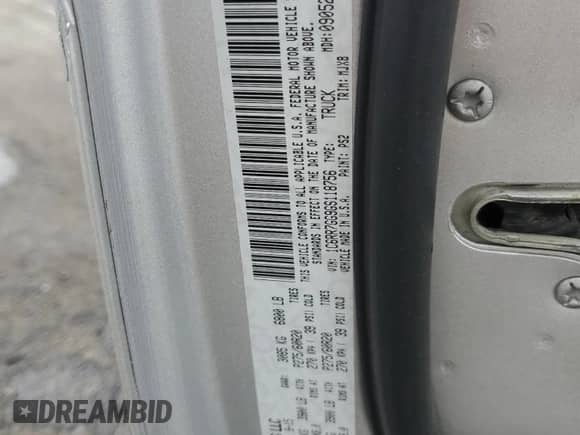 2016 Ram 1500 SLT с VIN 1C6RR7GG9GS118756, выставлен на аукционе Copart как лот 58288085 с пробегом Не указан миль и Списание • Salvage title. История ставок и продаж доступна на DreamBid. Изображение 12.