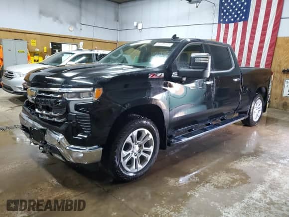 2025 Chevrolet Silverado 1500 LTZ с VIN 3GCUKGE84SG246339, выставлен на аукционе Copart как лот 69954895 с пробегом 6 945 миль миль и Чистый • Clean title. История ставок и продаж доступна на DreamBid. Изображение 1.