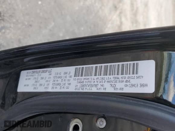 2015 Ram 1500 Express z VIN 1C6RR7KT4FS507887, wystawiony jako Copart lot #85959935 z przebiegiem 148 013 mil mil oraz Czysty tytuł • Clean title. Historia ofert i sprzedaży dostępna na DreamBid. Obrazek 12.