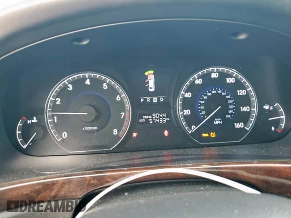 2013 Hyundai Equus Signature z VIN KMHGH4JH0DU058350, wystawiony jako Copart lot #67010935 z przebiegiem 57 433 mil mil oraz Szkoda całkowita • Salvage title. Historia ofert i sprzedaży dostępna na DreamBid. Obrazek 9.