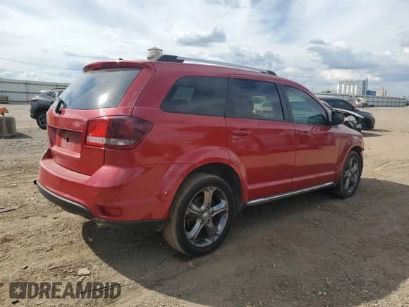 2015 Dodge Journey Crossroad with VIN 3C4PDDGG3FT671753, listed as a Copart auction lot 70357085 with 109,251 mi miles and Salvage title. Bid and sale history available at DreamBid. Image 3.