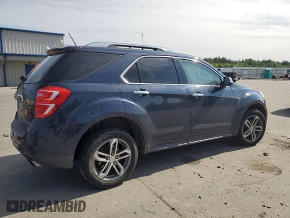 2017 Chevrolet Equinox Premier with VIN 2GNFLGE35H6212528, listed as a Copart auction lot 62712035 with Not provided miles and Salvage title. Bid and sale history available at DreamBid. Image 3.
