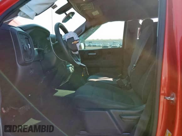 2020 Chevrolet Silverado 1500 Custom with VIN 1GCRWBEH3LZ238599, listed as a Copart auction lot 70196715 with 100,989 mi miles and Salvage title. Bid and sale history available at DreamBid. Image 7.