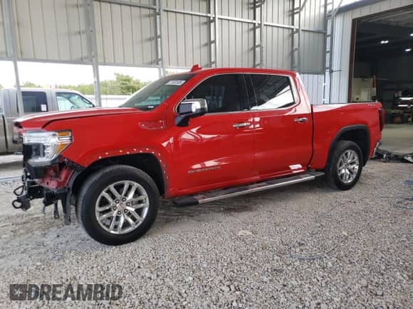 2020 GMC Sierra 1500 SLT z VIN 3GTU9DED8LG268580, wystawiony jako Copart lot #71120105 z przebiegiem 118 656 mil mil oraz Szkoda całkowita • Salvage title. Historia ofert i sprzedaży dostępna na DreamBid. Obrazek 1.