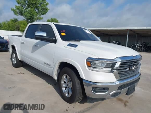 2019 Ram 1500 Laramie z VIN 1C6RREJTXKN743443, wystawiony jako IAAI lot #42539927 z przebiegiem 95 220 mil mil oraz . Historia ofert i sprzedaży dostępna na DreamBid. Obrazek 1.