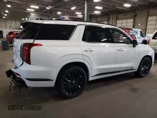 2024 Hyundai Palisade Calligraphy с VIN KM8R7DGE4RU681440, выставлен на аукционе Copart как лот 66773114 с пробегом 12 106 миль миль и Списание • Salvage title. История ставок и продаж доступна на DreamBid. Изображение 3.